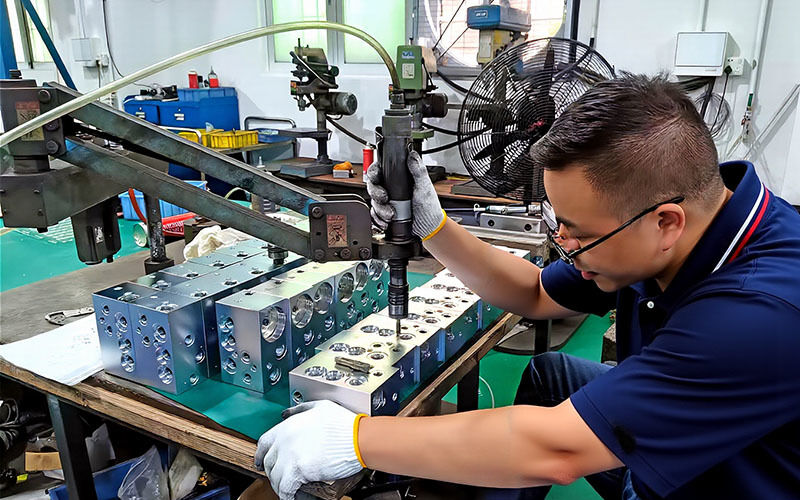 Dongguan Zhongwei Metal Products Co., Ltd Produktionslinie des Herstellers