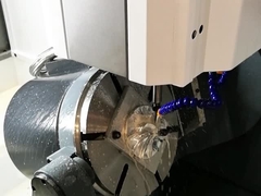 Hochpräzisionsmetall 5 Achsen CNC-Bearbeitung Edelstahl Messing Aluminium Motor Gehäuse