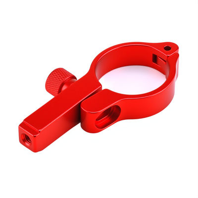 Aluminum Alloy Precision CNC Machining Parts Anodized Brass Red Copper OEM Turning Milling Service Bicycle Seat Post Clamp