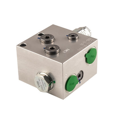Teile für Bagger Hydraulisches Gelenkschiff aus Aluminiumlegierung Präzisions-Hydraulisches Ventilblock