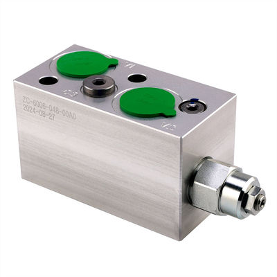 Hydraulische Schrägmaschine Pulverbeschichtung Anodisierte Sonnenventile Hydraulische Patronenventile