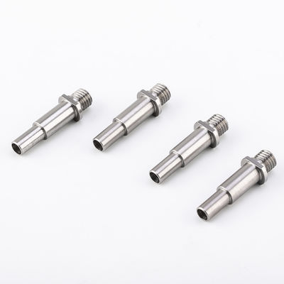 Aluminium-CNC-Teile Bearbeitung von Edelstahlbefestigungsstücken Titan-Gewinde-Rohrverbindungen Adapter