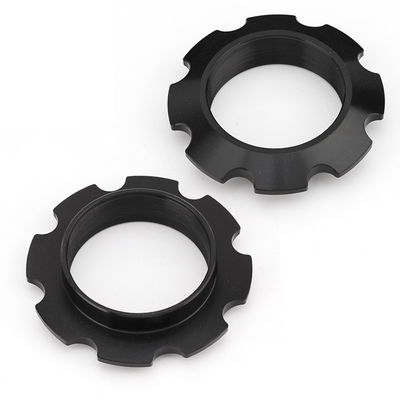 CNC-Aluminiumverarbeitungsdienstleistungen für die Anodisierung von Schwarz/Gold