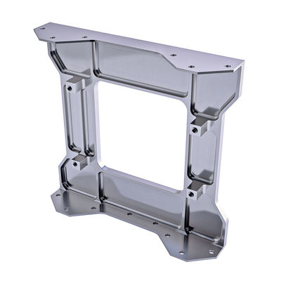 Aluminiumlegierung CNC-Frästeile Hochpräzisions-CNC-Bearbeitung Luft- und Raumfahrt Strukturteile Aluminiumhalterung